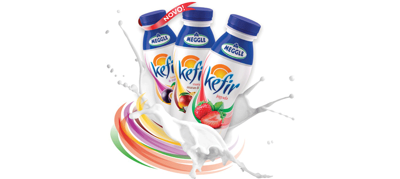 New products in Meggle portfolio - Kefir with fruit flavors