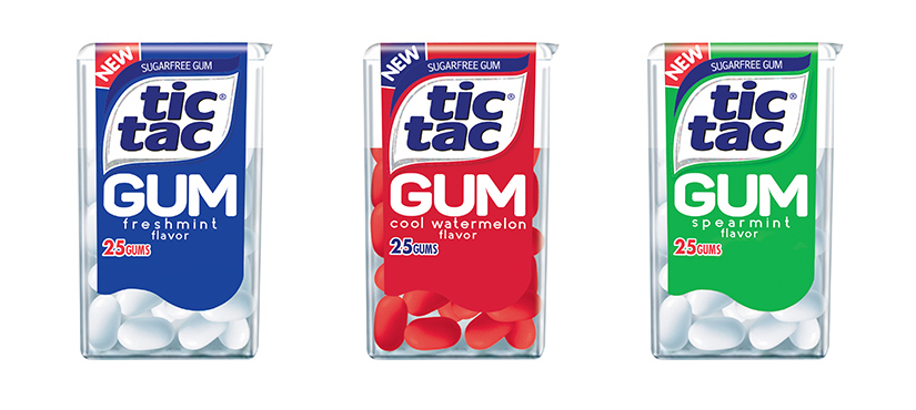 Tic Tac gums - soon in stores